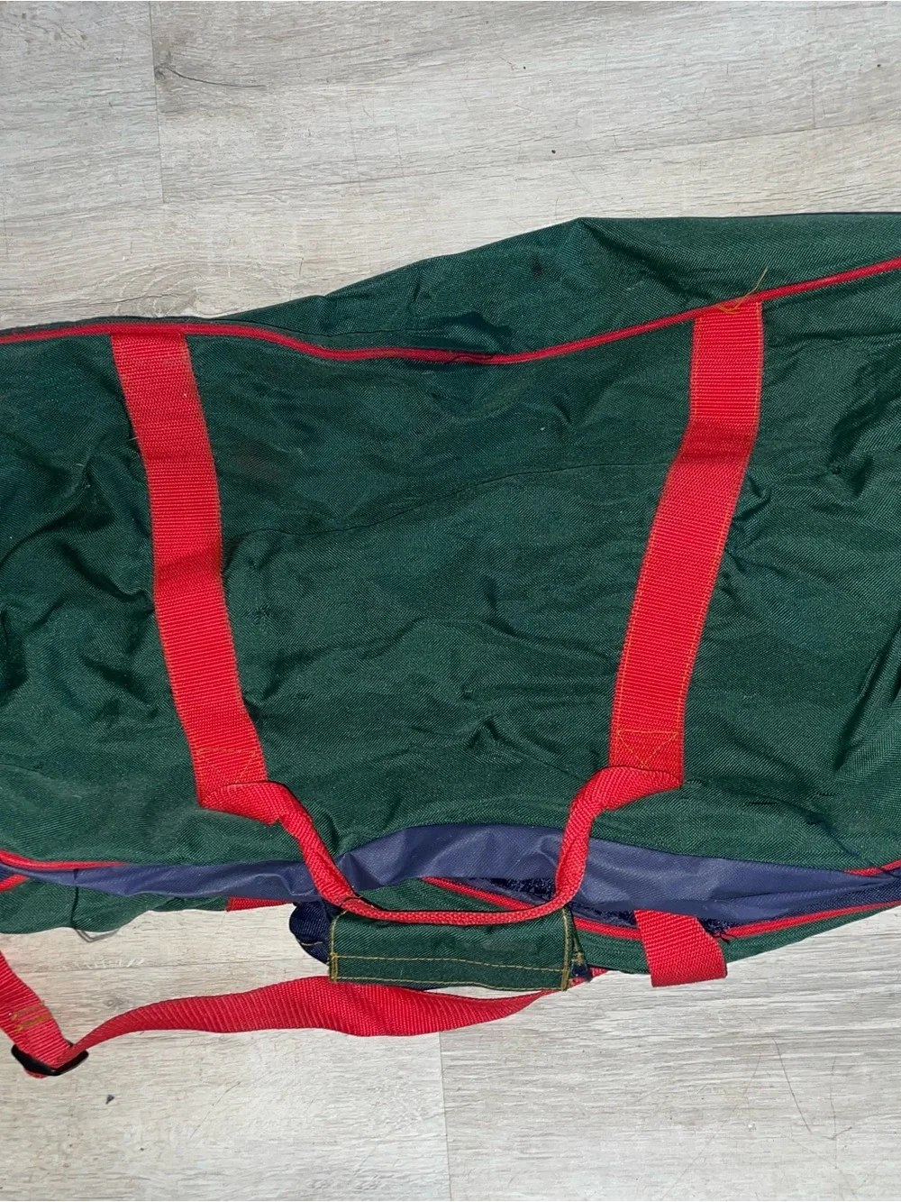 Atlanta 1996 Olympic Navy & Green Travel Duffel with Red Straps
